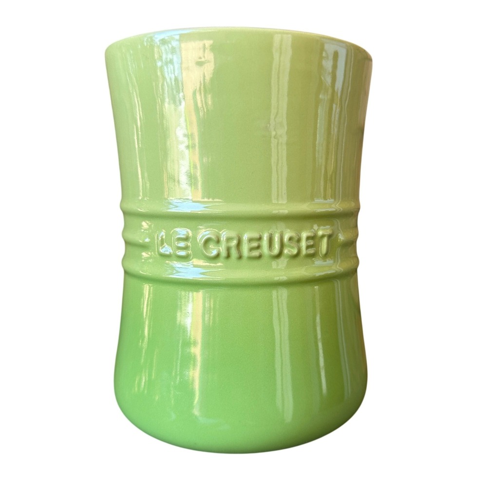 Le Creuset Utensil Crock 1L Palm Green Stoneware Kitchen Storage 91000310426000